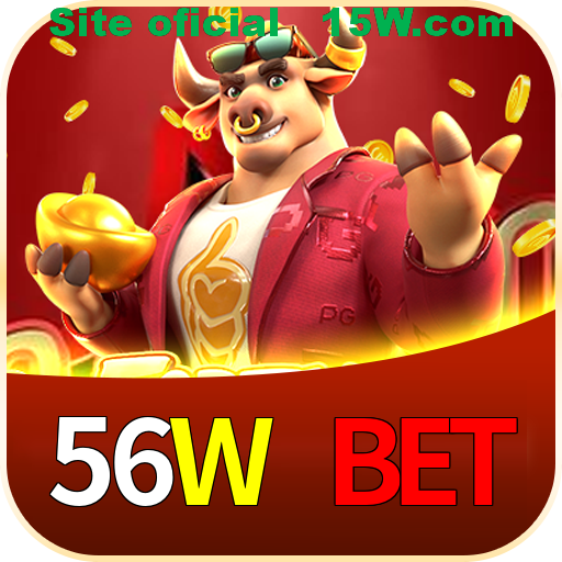 Imagem promocional da 56W Bet mostrando a plataforma e suas vantagens